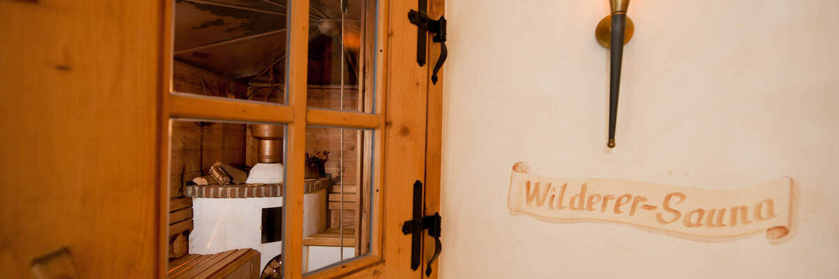 Schwitzen in der Wilderer Sauna im Romantischen Winkel Wilderer Sauna Romantischer Winkel