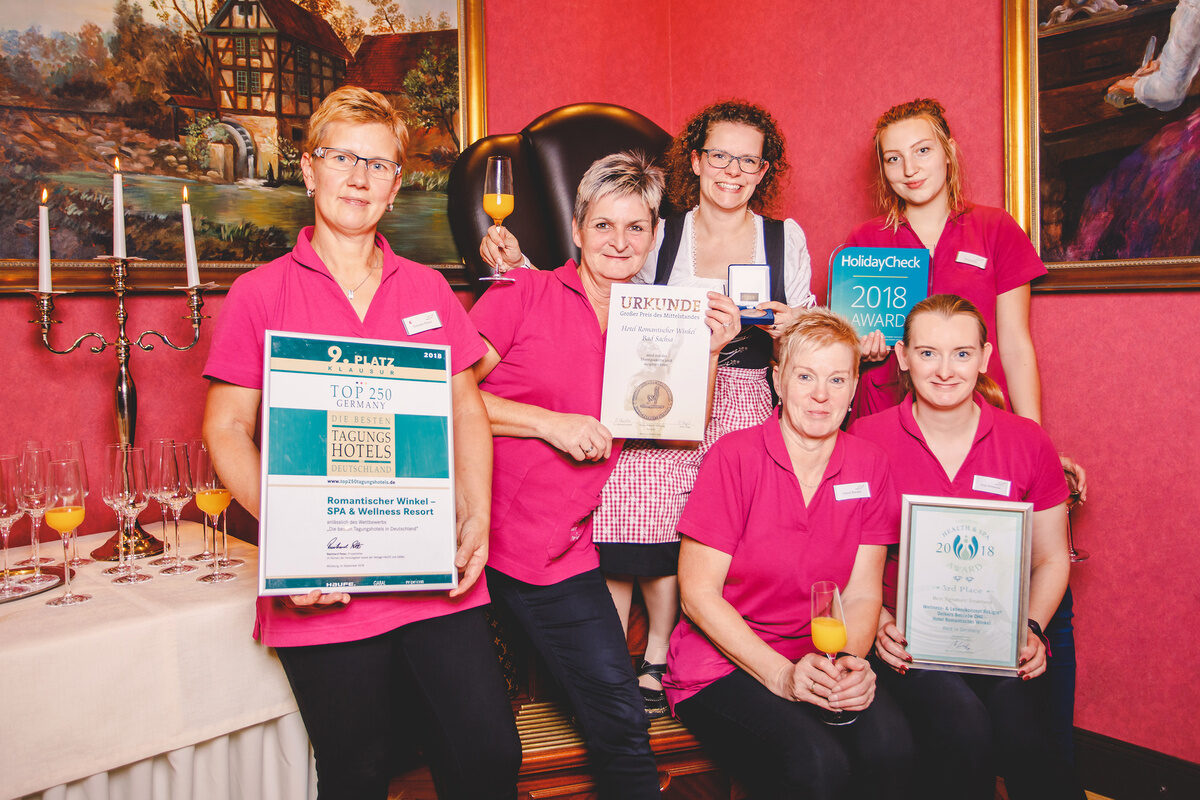bestes team Romantischer Winkel etage team hausdame awards