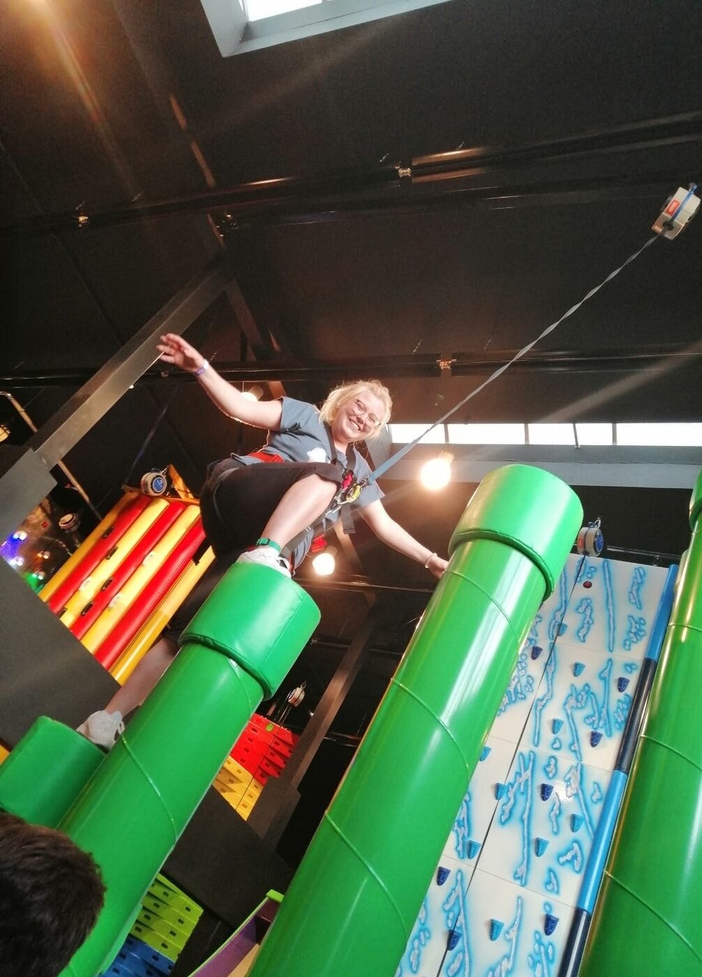 Klettern für die Teambildung Klettern mit den Azubis