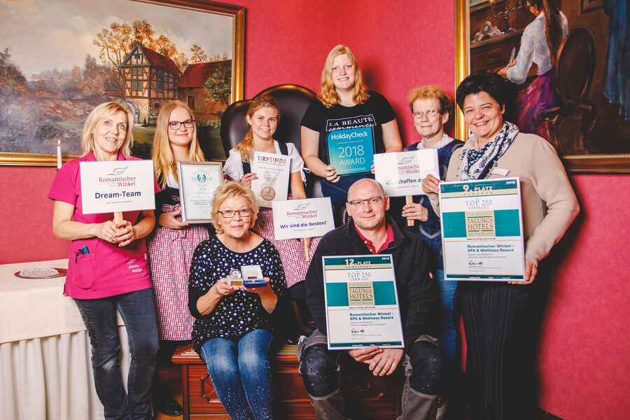 rowianer schulung mitarbeiterevents awards 2018 Romantischer Winkel