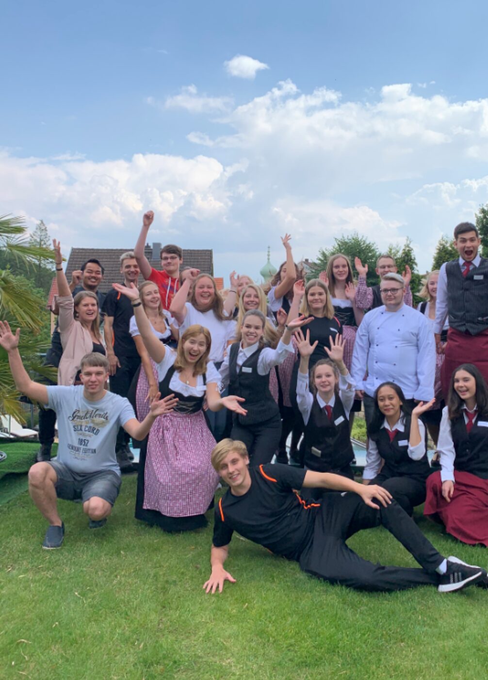 Azubis im Romantischen Winkel Neue Lehrlinge im RoWi