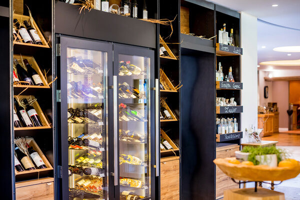 weinprobe regal Romantischer Winkel weinauswahl