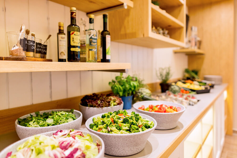 Salatbuffet im Restaurant Romantischer Winkel Salatbuffet im Romantischen Winkel