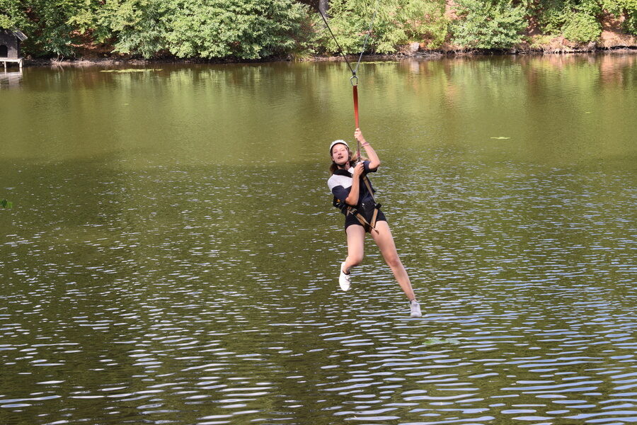 spaß azubis einführungswoche flying fox Romantischer Winkel