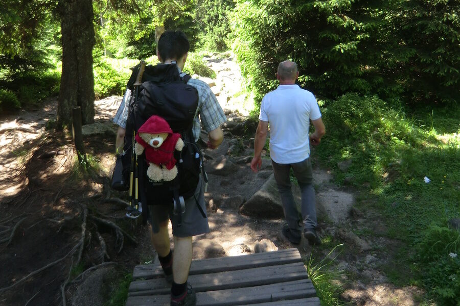 ausflug mitarbeiter wandern mit kollegen Romantischer Winkel